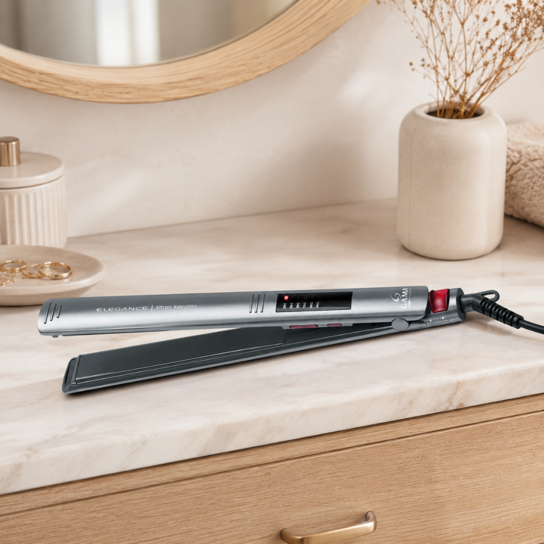 Plancha de pelo GA.MA Elegance Titan Keratin