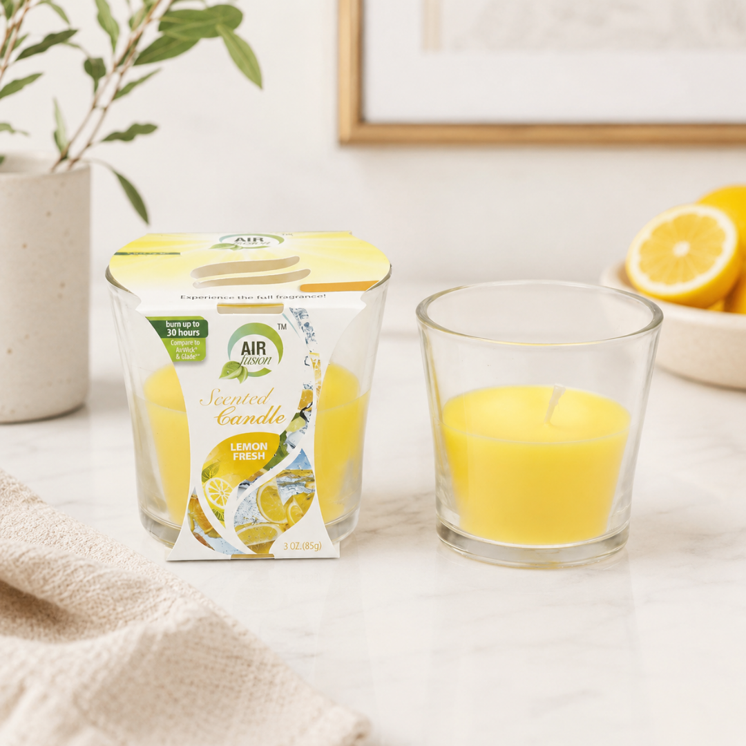 Vela aromática limón