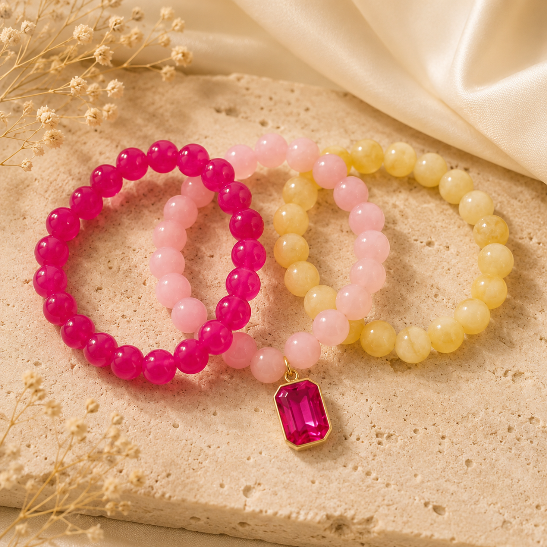Alternative view of Set de 3 pulseras