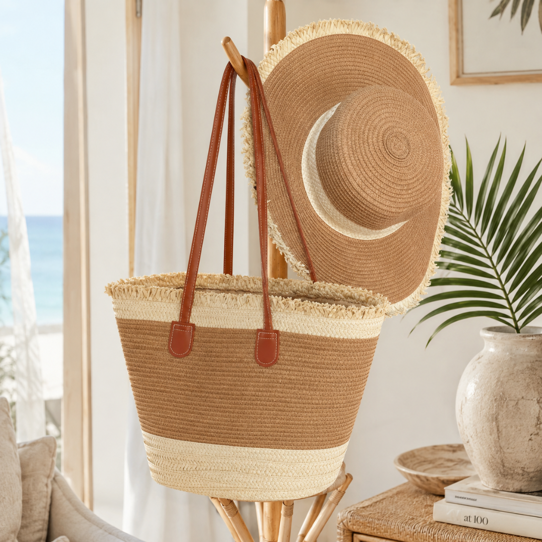 Bolso playero de yute