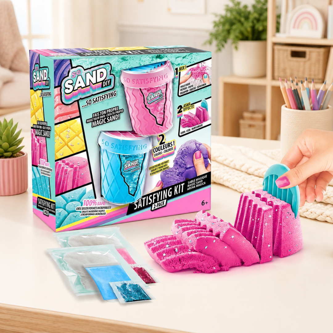 Arena mágica Diy set de 2 colores