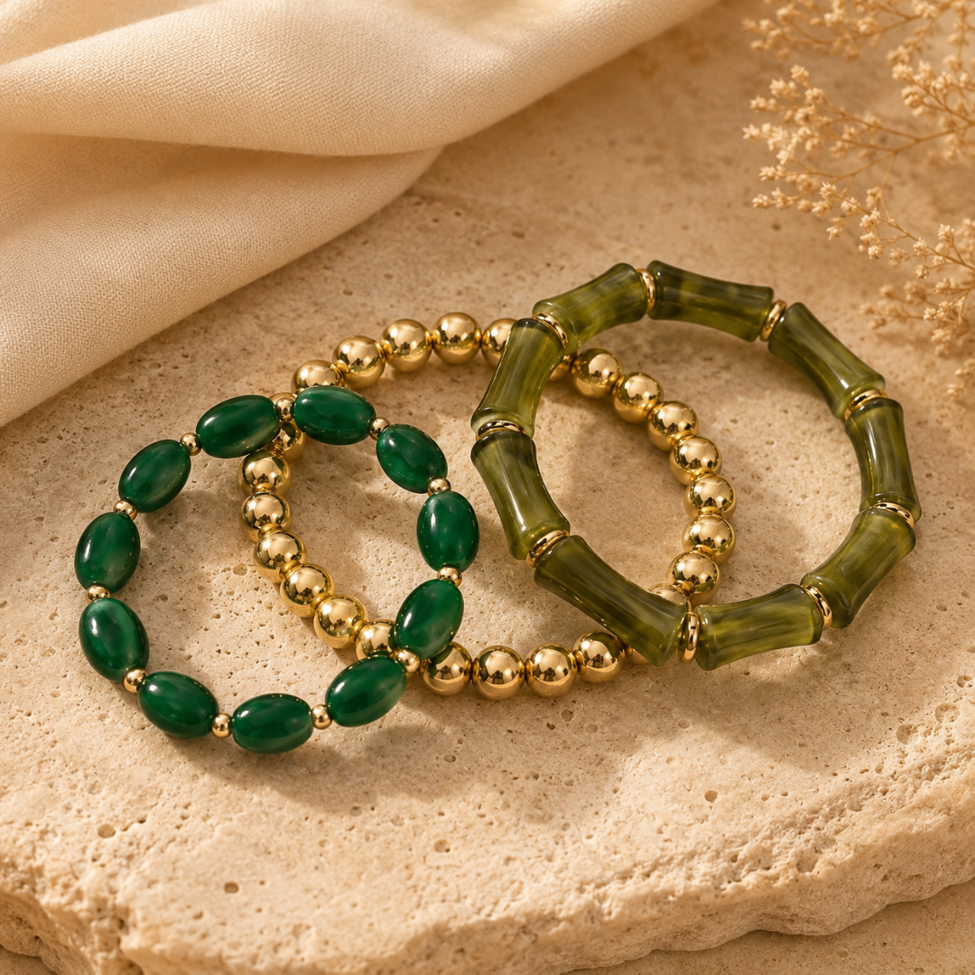 Set de 3 pulseras