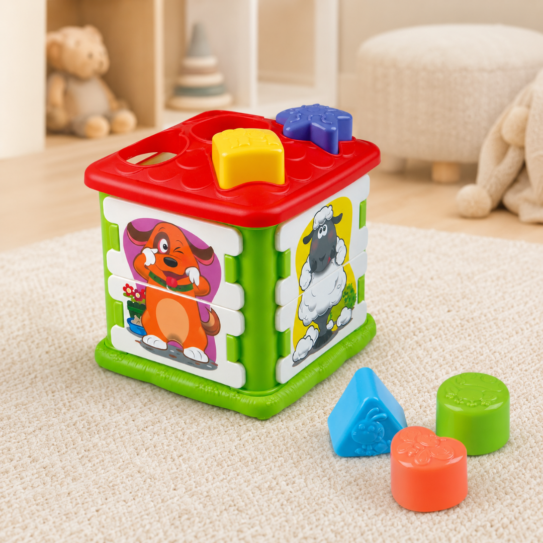 Juego establo encaja y construye