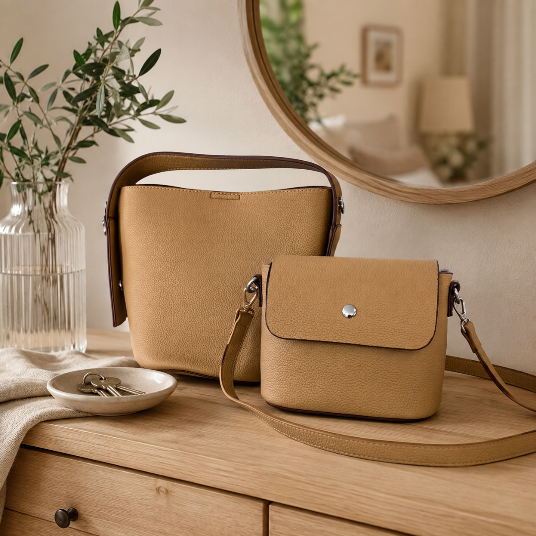 Bolso con cartera para dama