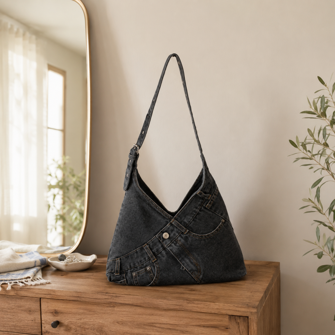 Alternative view of Bolso denim para dama