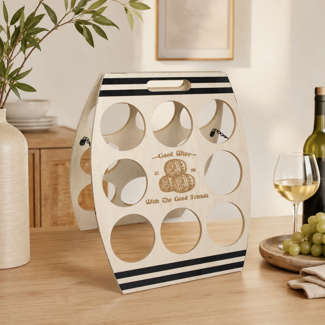 Porta botellas de vino