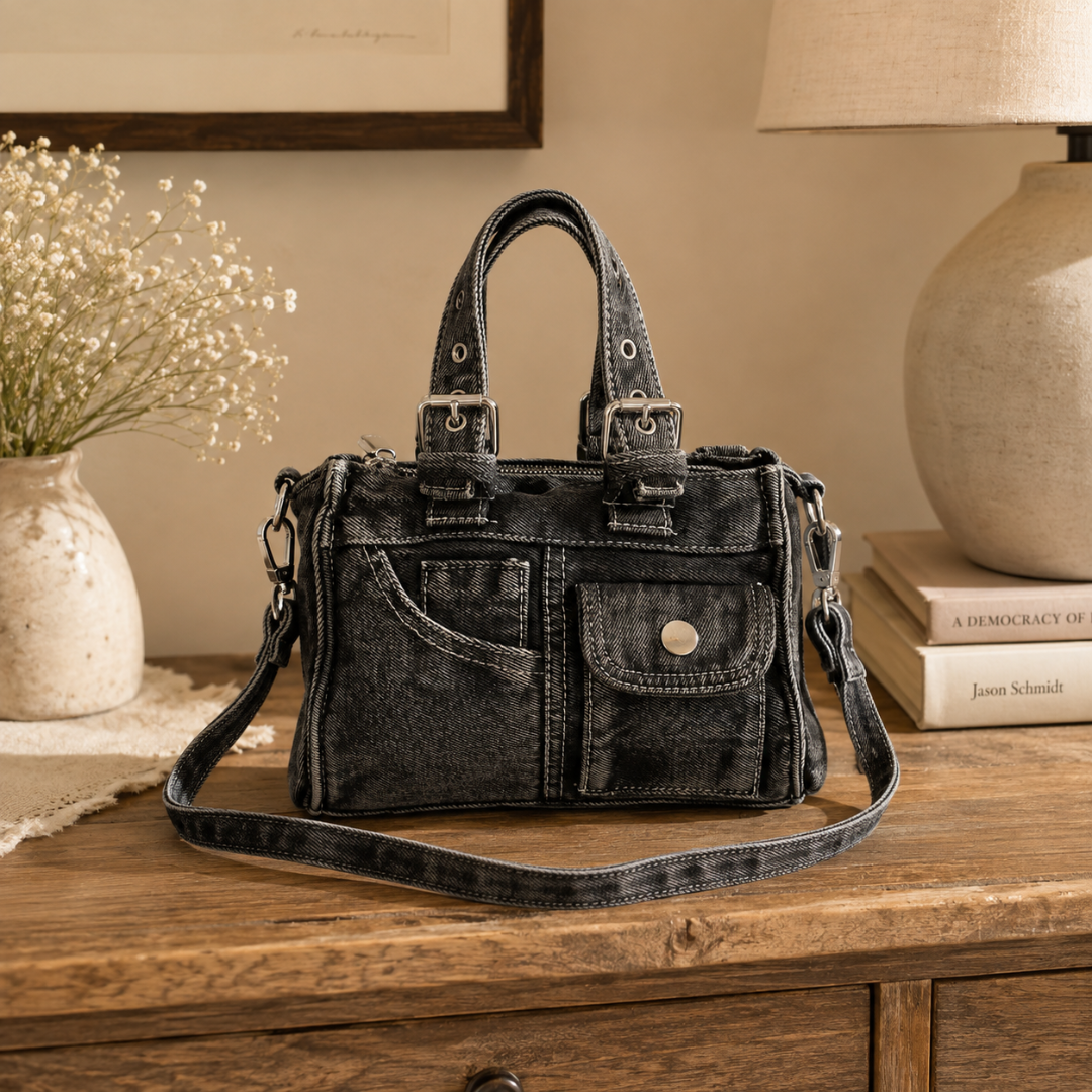 Alternative view of Bolso denim para dama