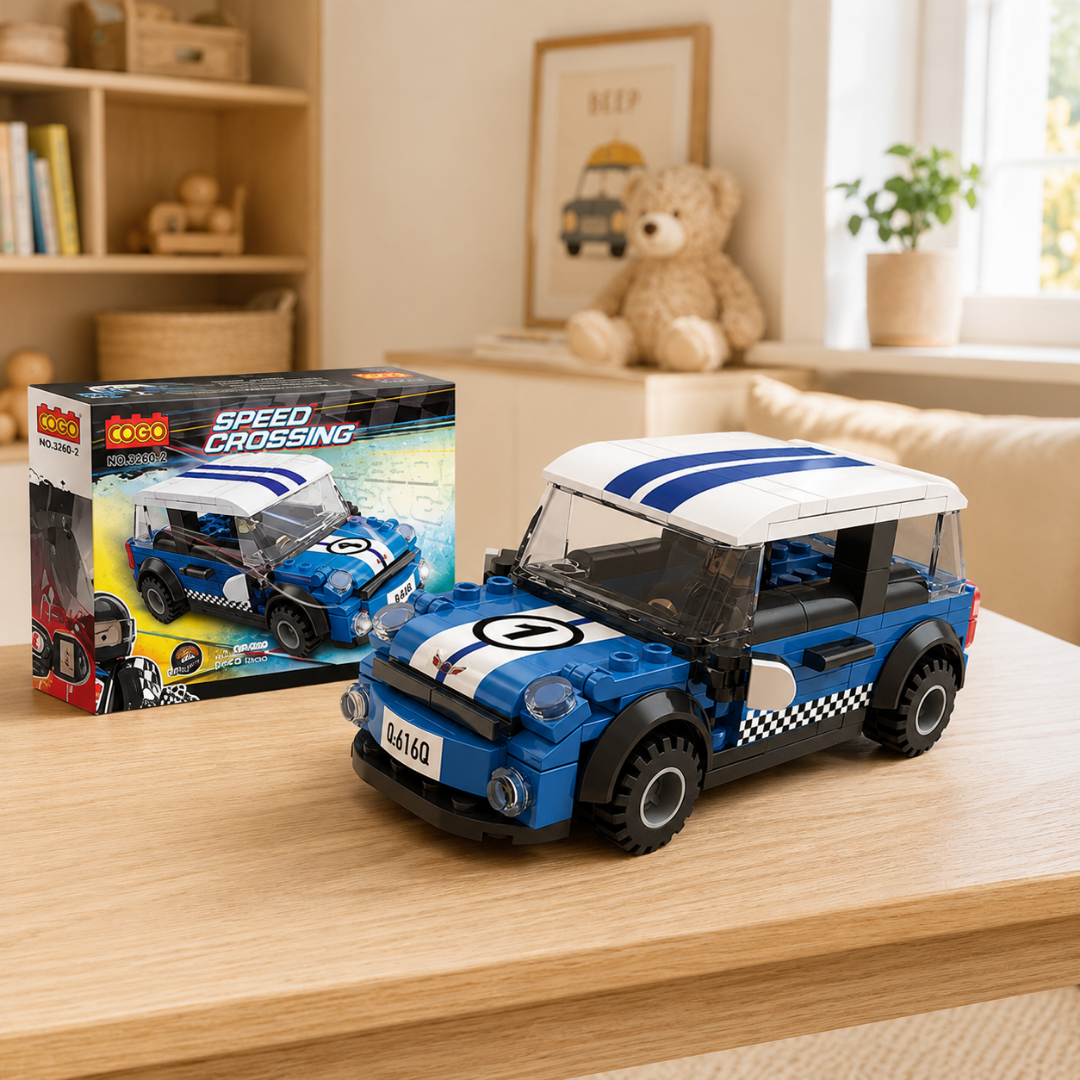 Bloque lego carro de carreras