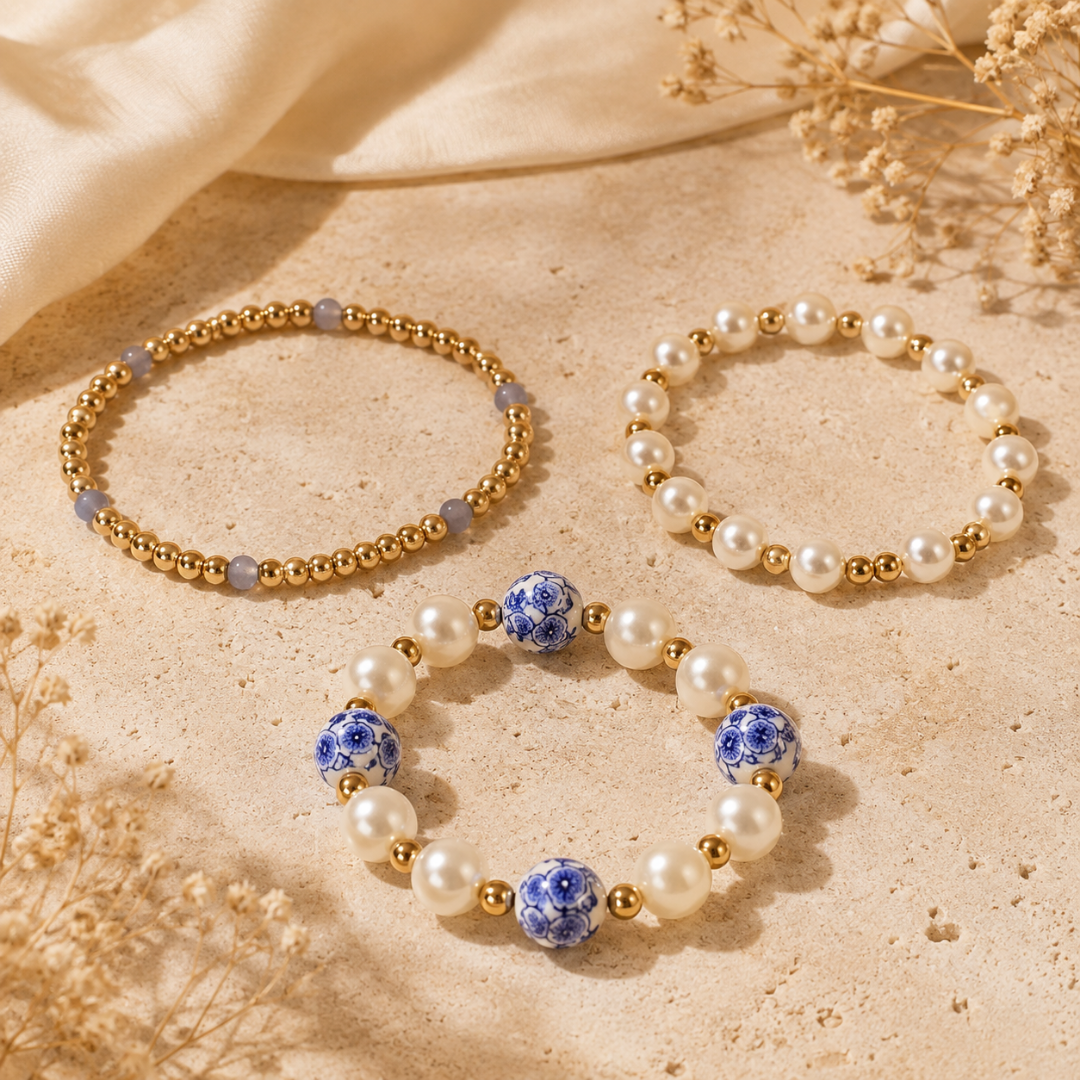 Set de 3 pulseras