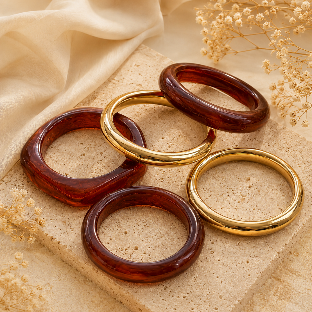 Alternative view of Set de 5 pulseras