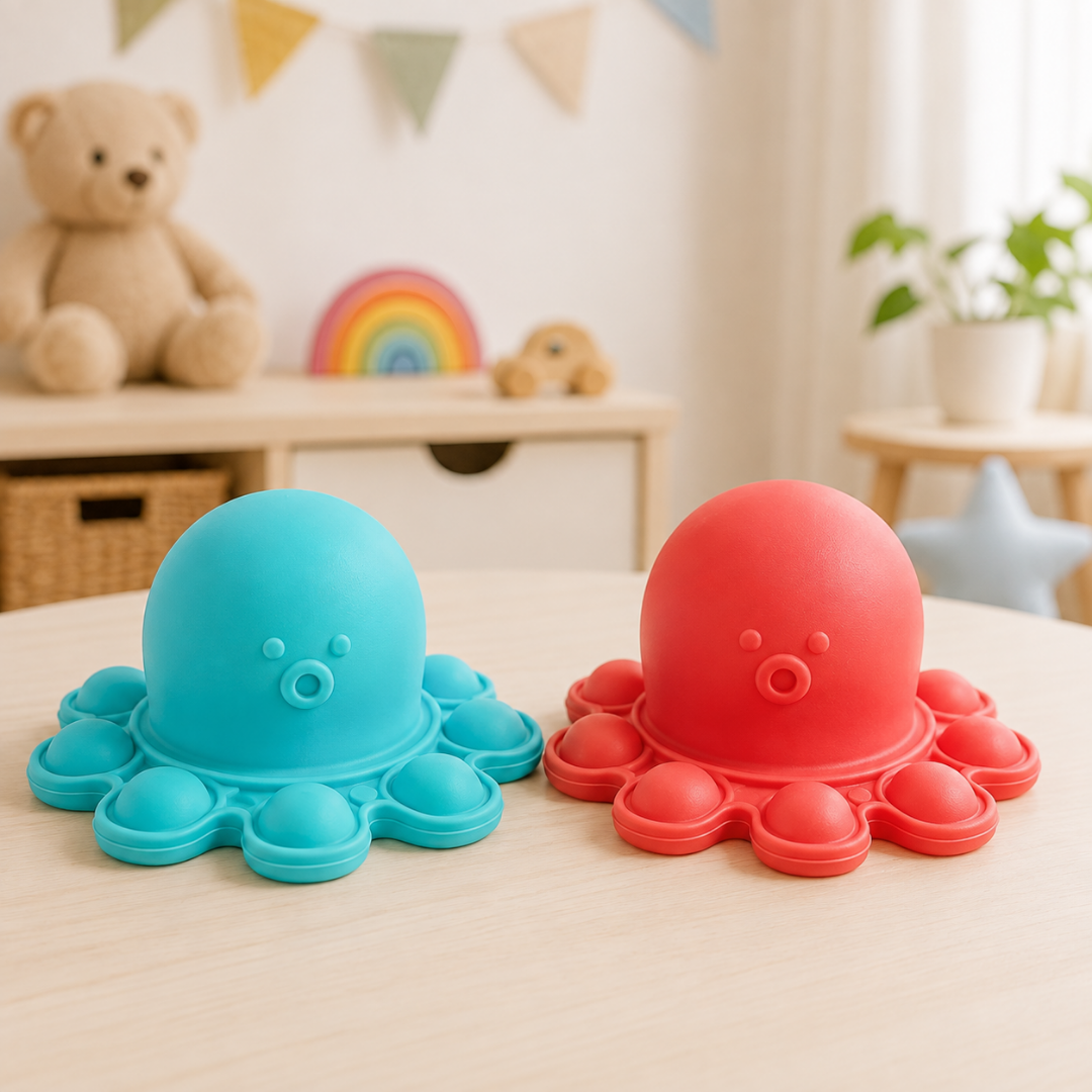 Pop It anti estrés pulpo reversible