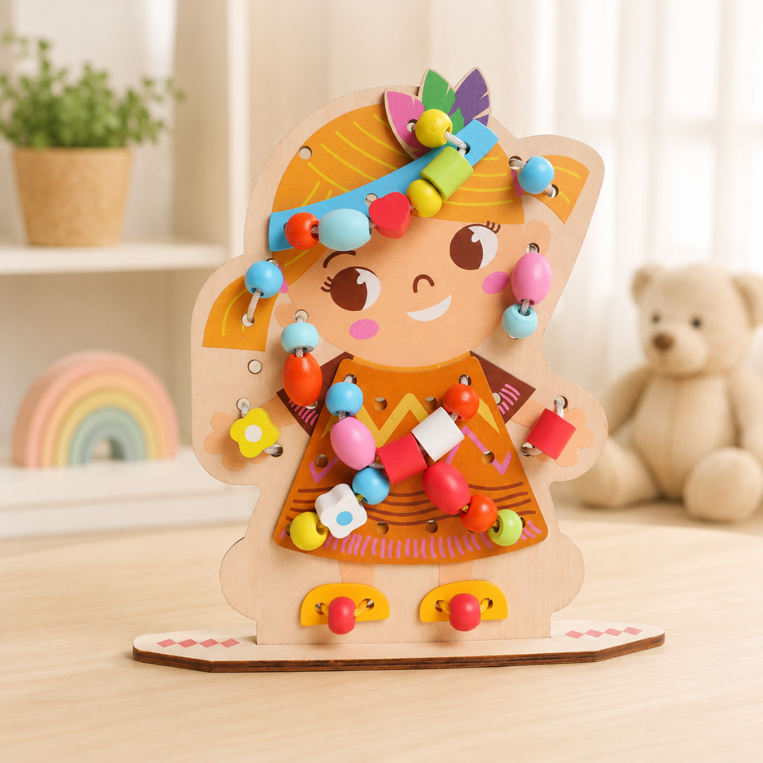 Muñeca de Madera para Decorar