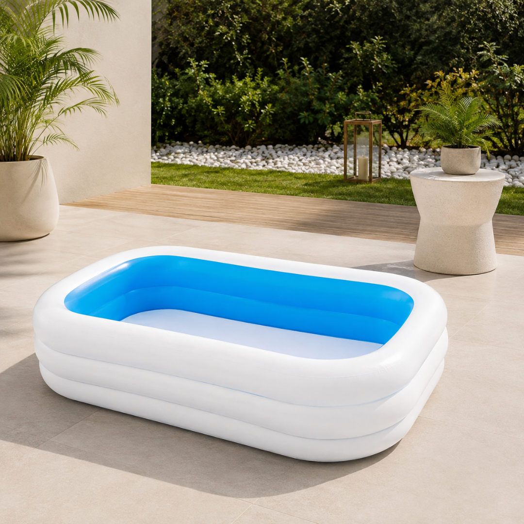 Piscina inflable rectangular