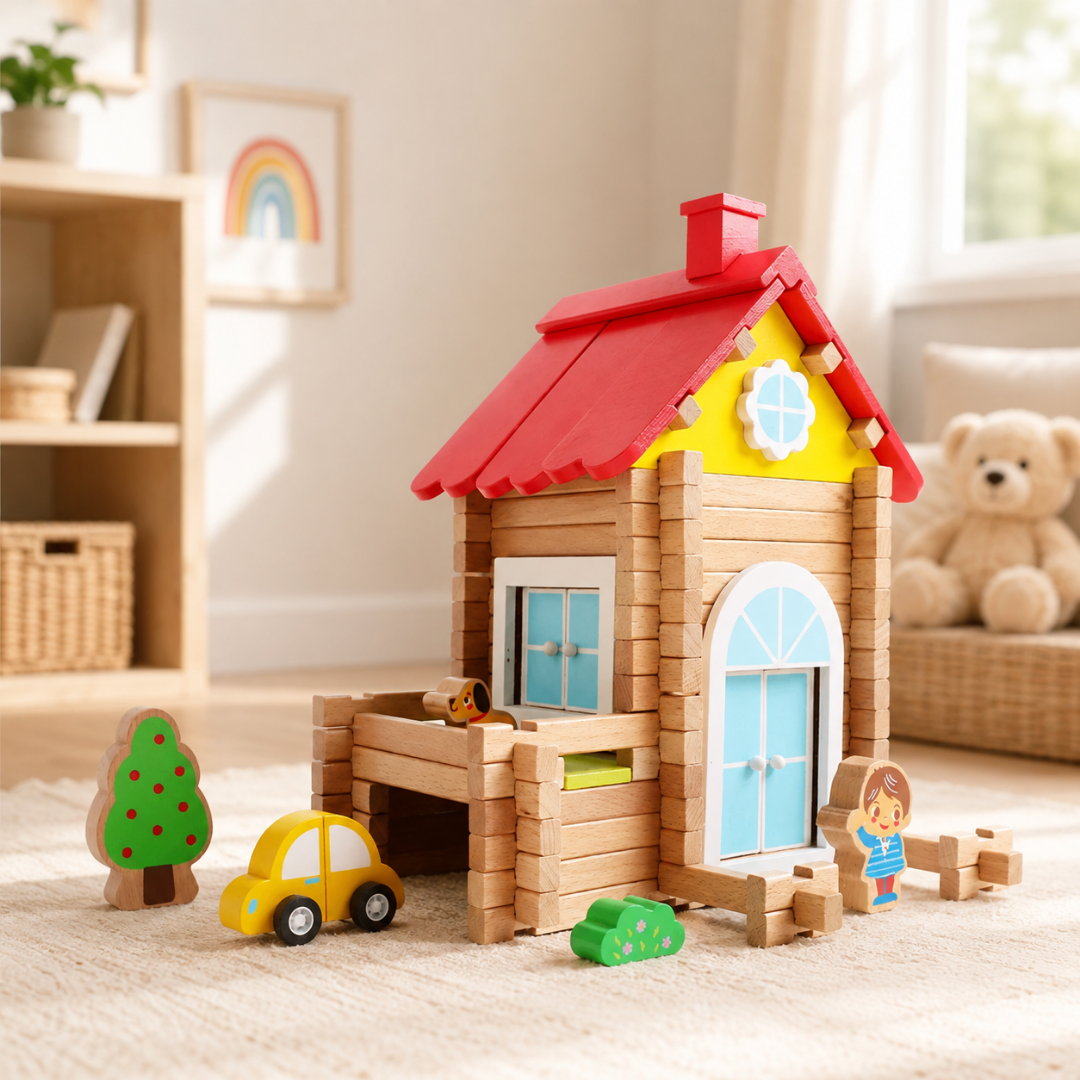 Set de construcción de casita
