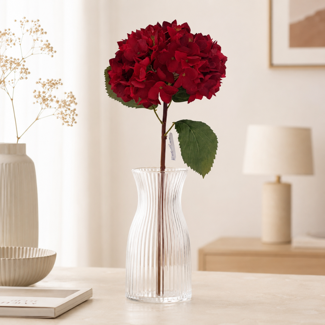 Hortensia roja
