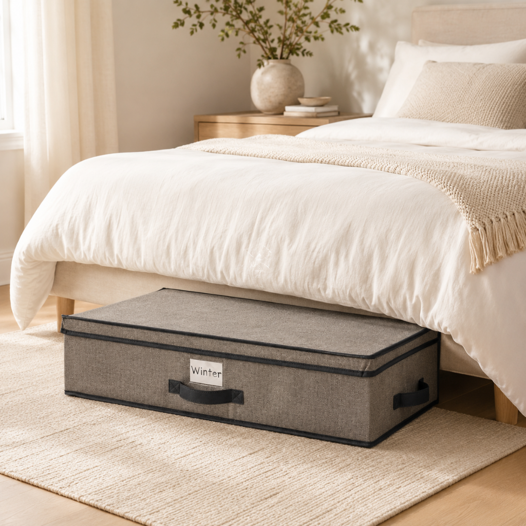 Caja org. para debajo de la cama