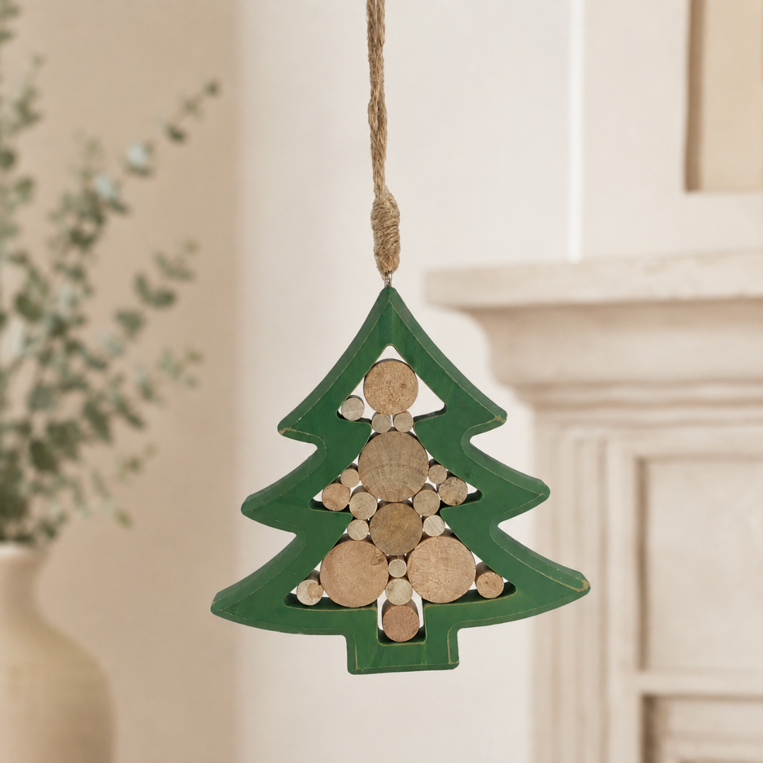 Árbol de madera verde