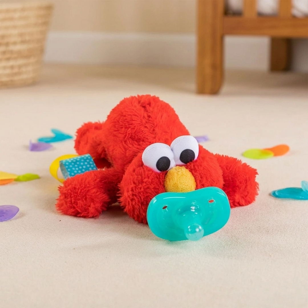Chupeta relajante peluche Elmo Plaza Sesamo