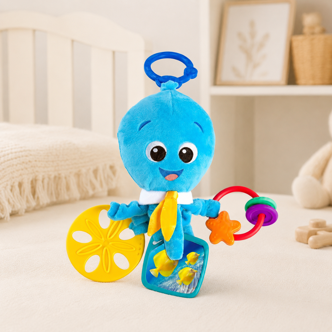 Peluche pulpo de actividades