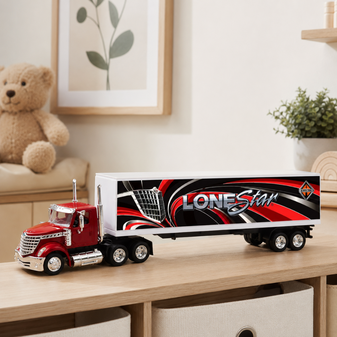 Trailer International Lonestar Rojo 1:43