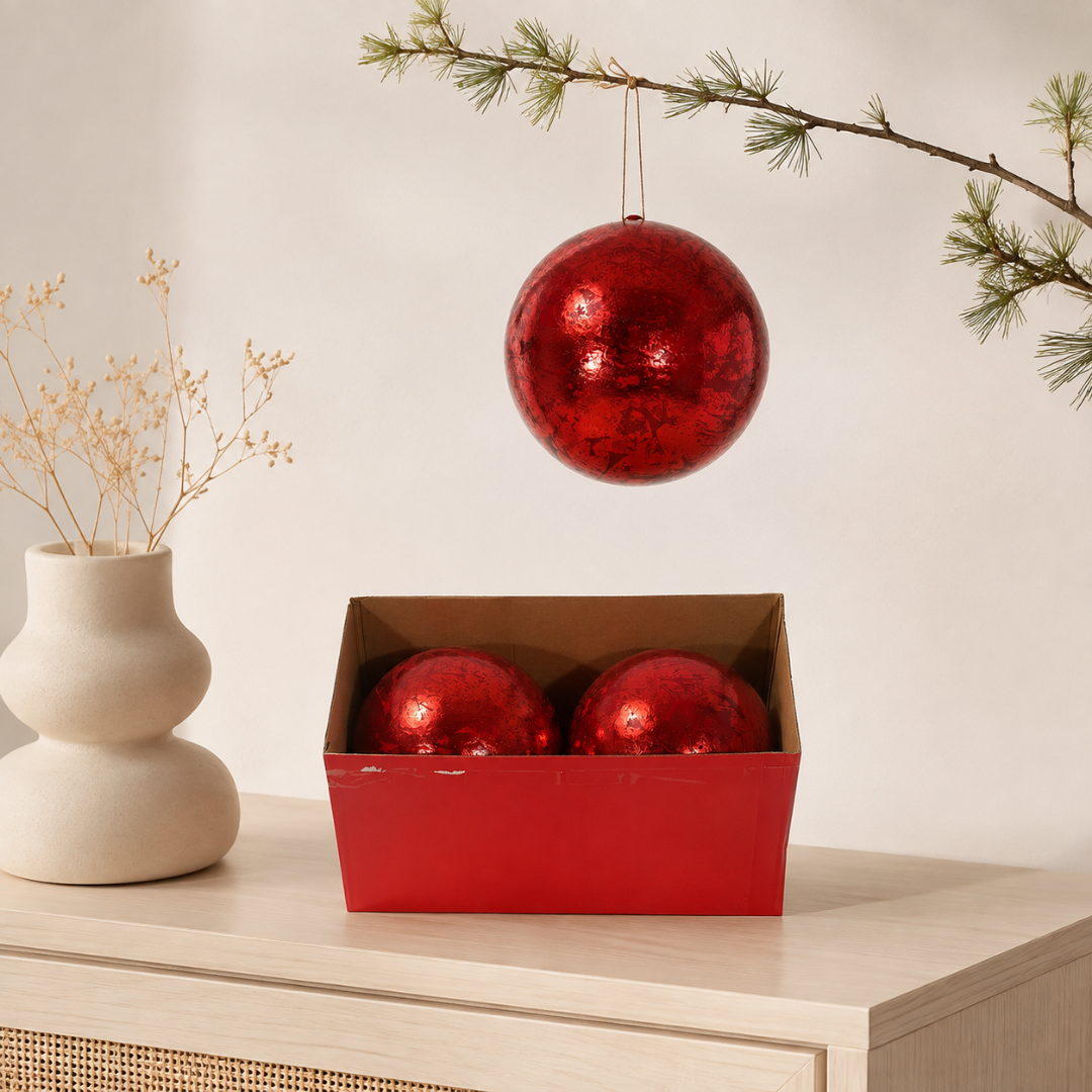 Esfera 30cm rojo