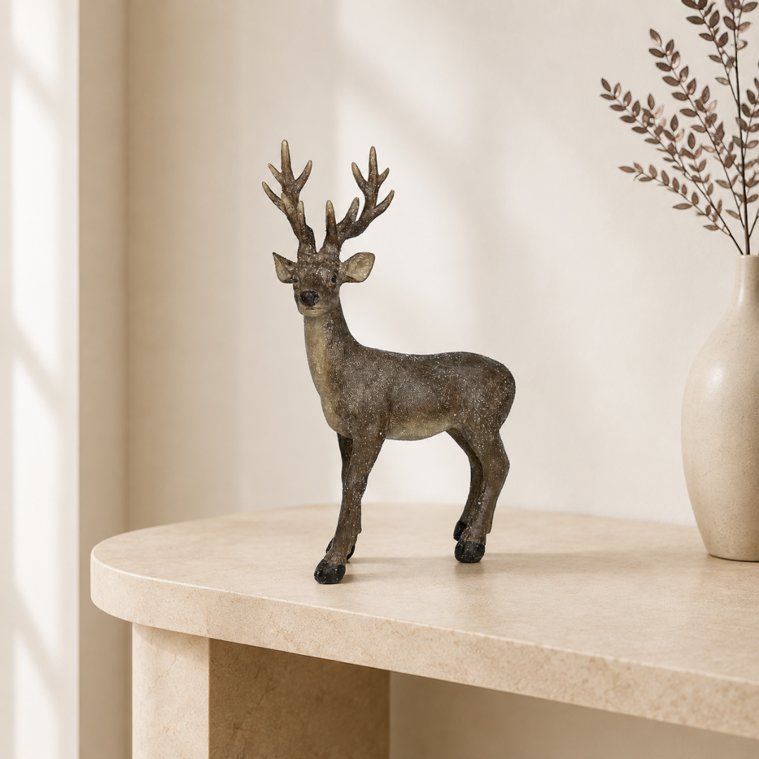 Reno navideño natural 32.5x 48x19cm