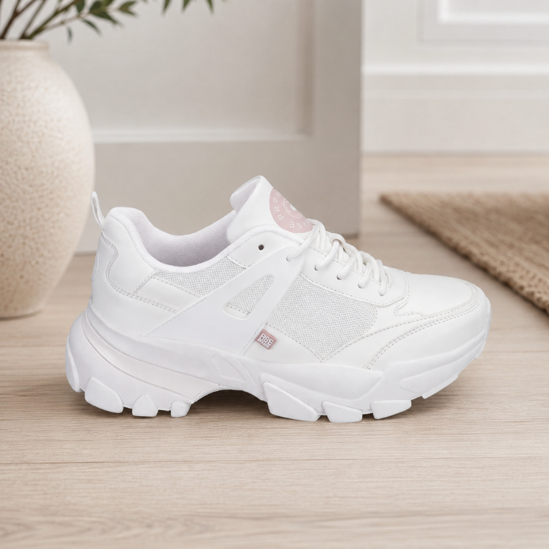 Tenis de dama budapest all white promise