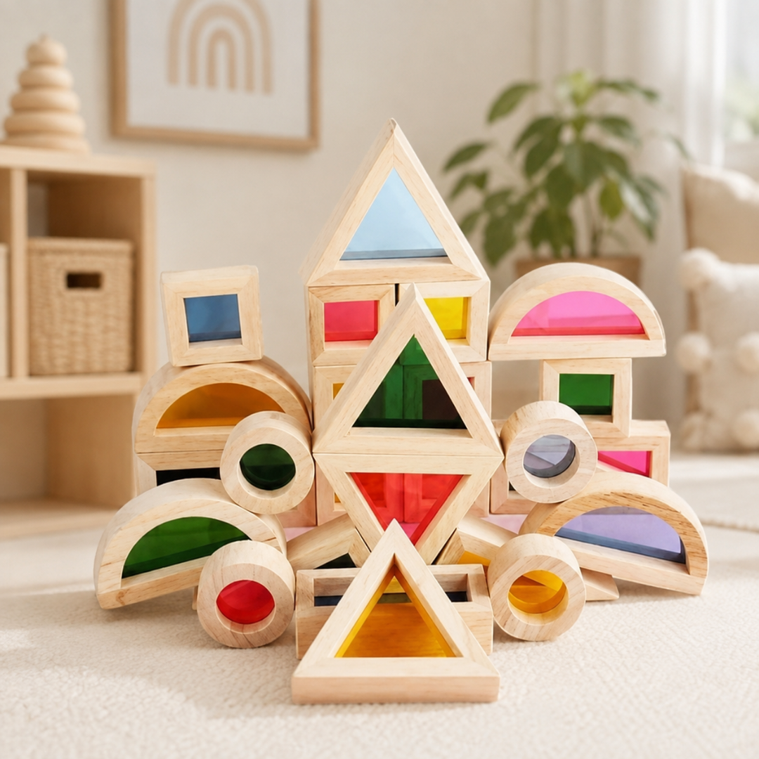 Bloques de madera kaleidoscope