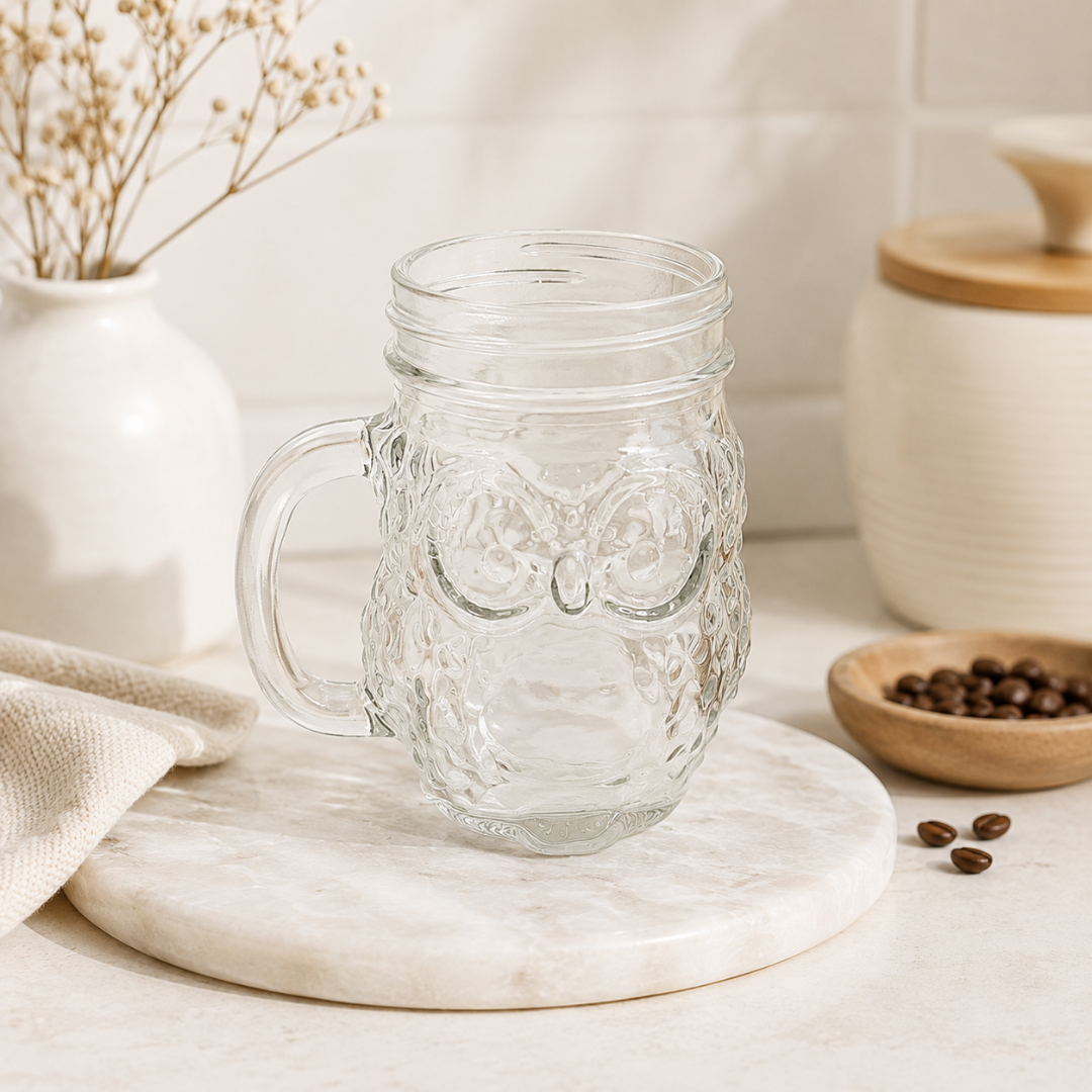 Mason jar búho 400mL