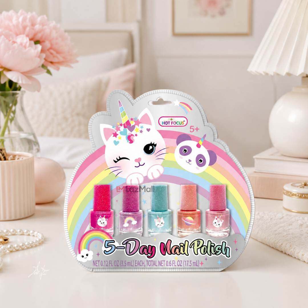 Esmalte de uñas gaticornio set de 5
