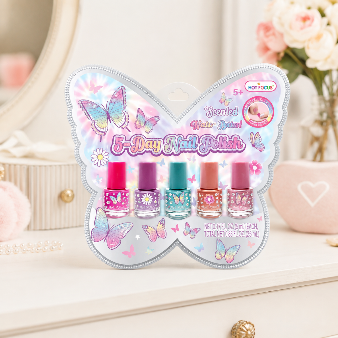 Esmaltes de 5 días mariposa