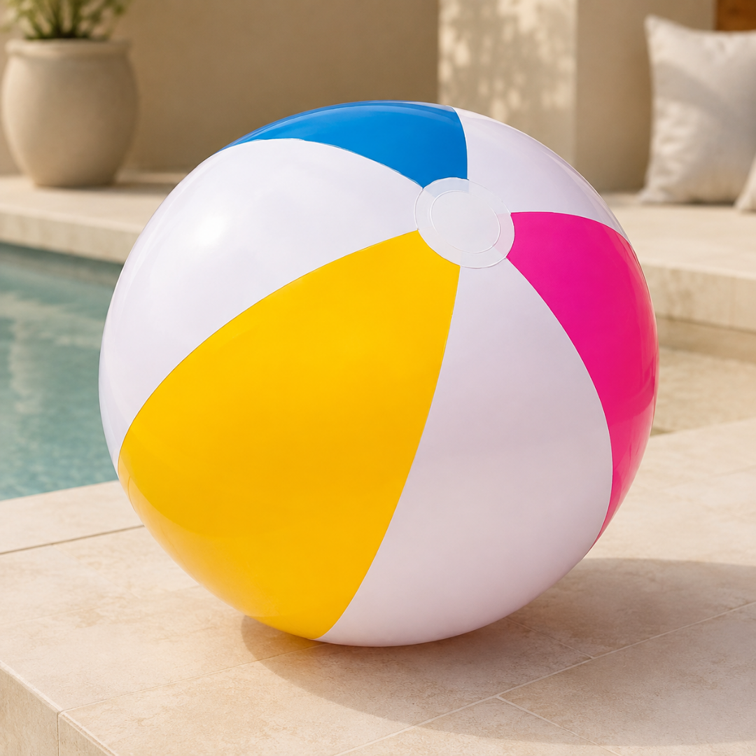 Bola de playa tradicional