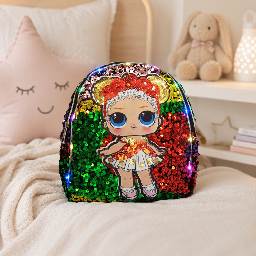 Bulto LOL para niña con luz