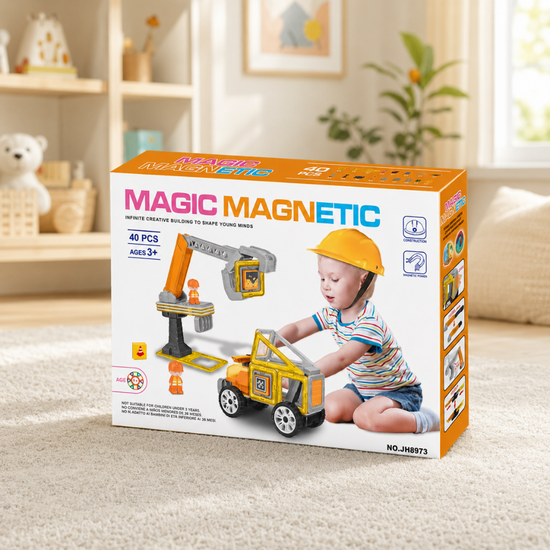 Bloques magnéticos construcción