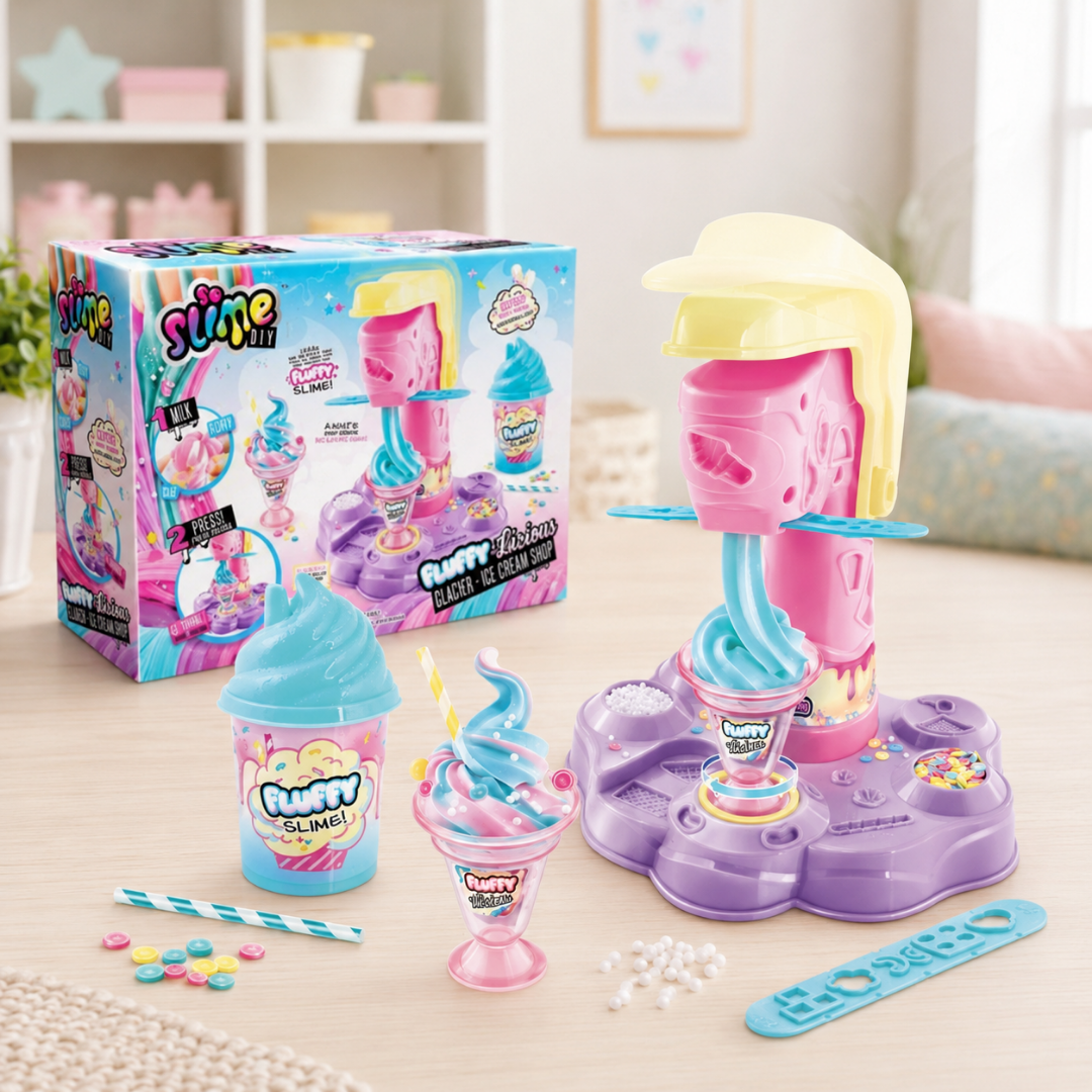 Tienda de helados Fluffy'licious Slime Diy
