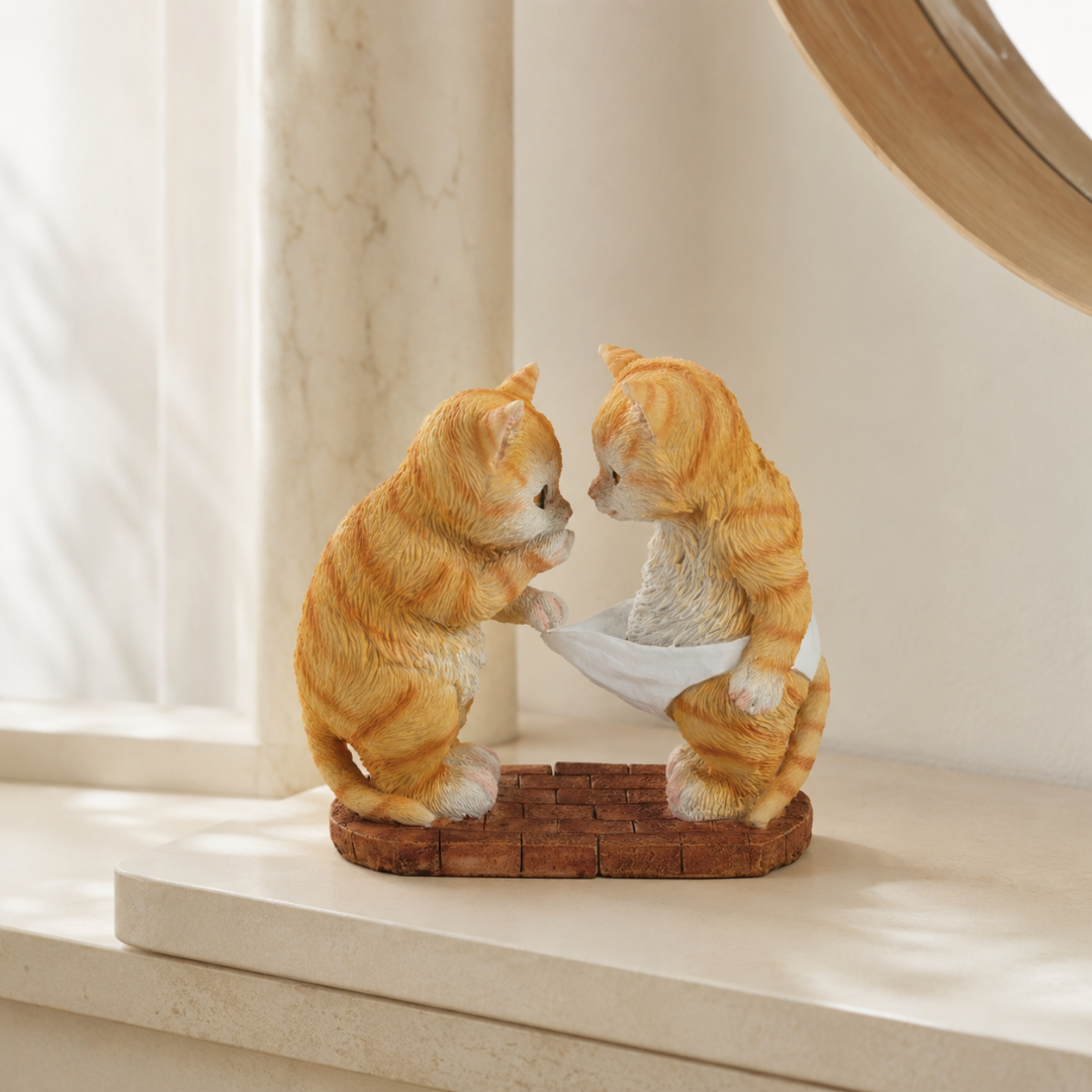 Figura Decorativa de Gatos