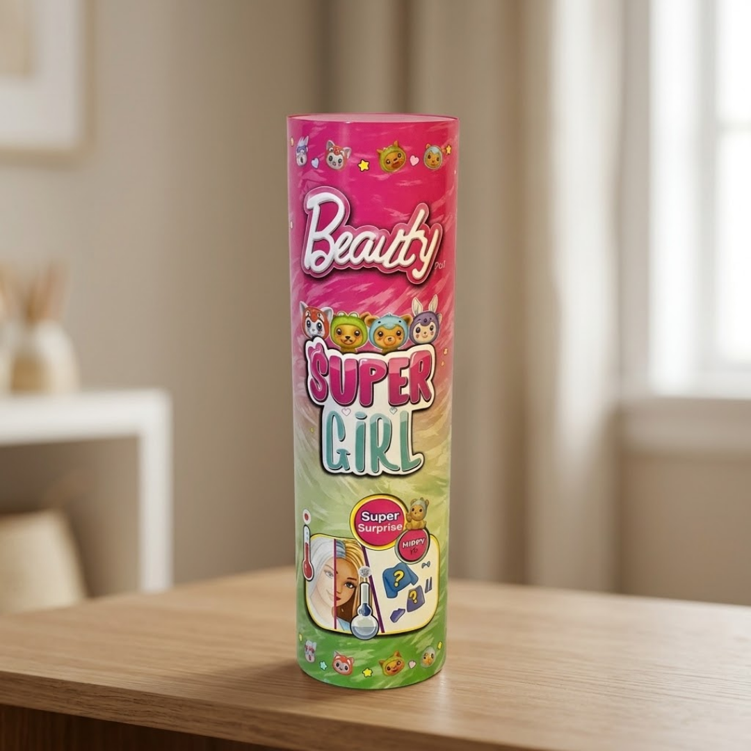Muñeca Super Girl Disfraz y Sorpresas