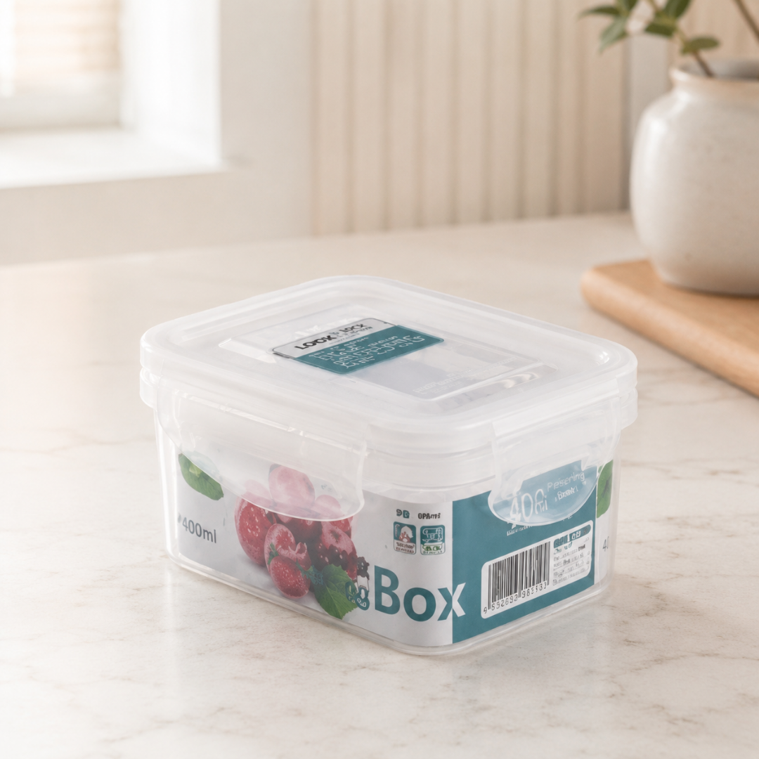 Recipiente rectangular para alimentos 400 mL