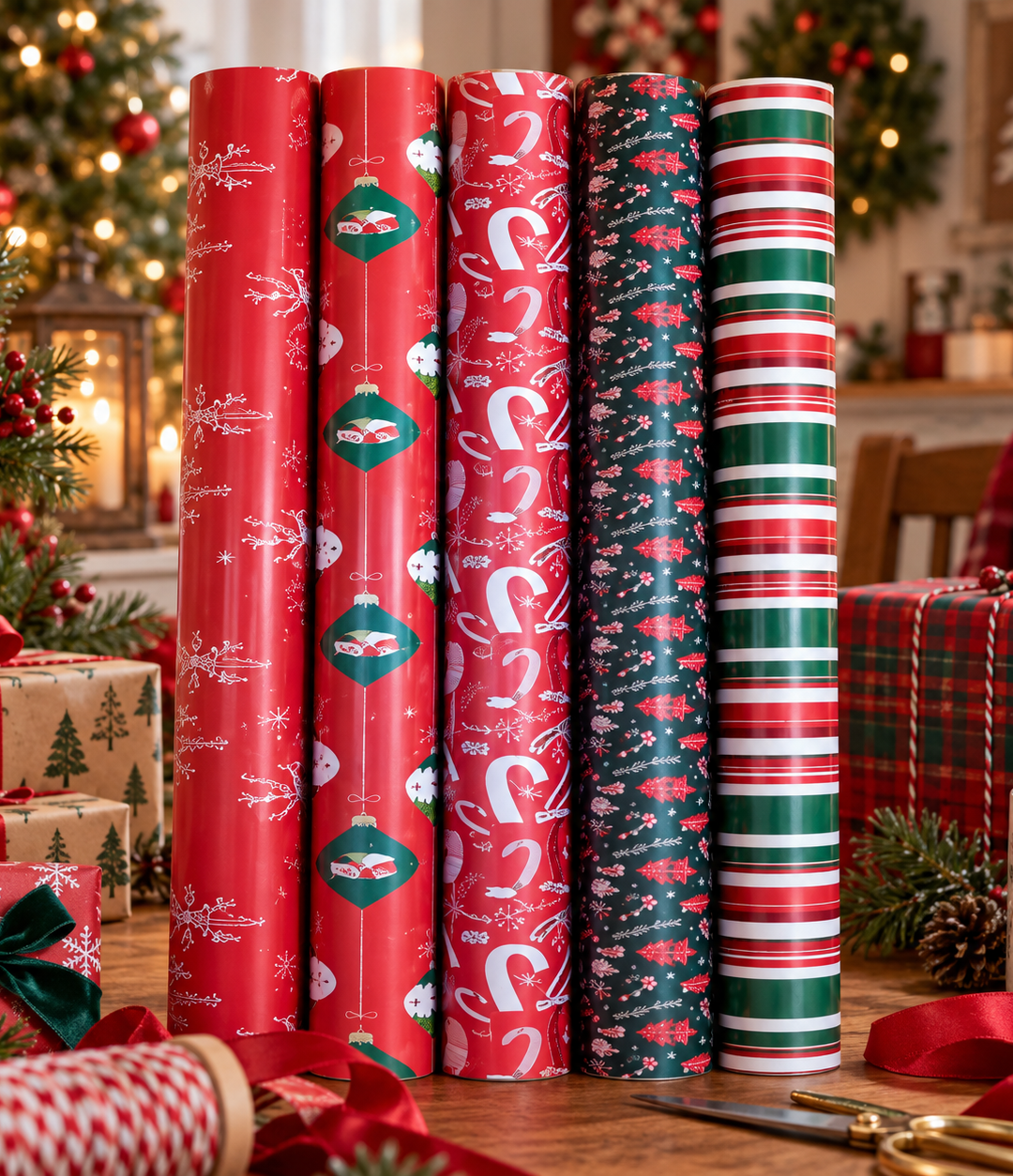 Rollo de Papel de Regalo 76 X 1220 Cm