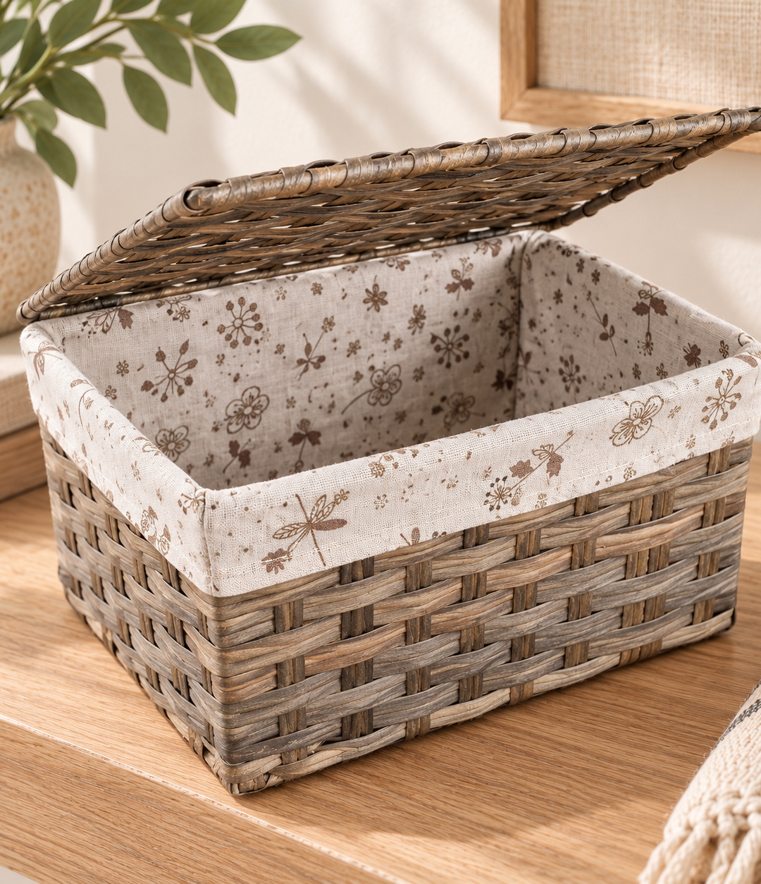 Canasta Grande para Ropa con Tapa