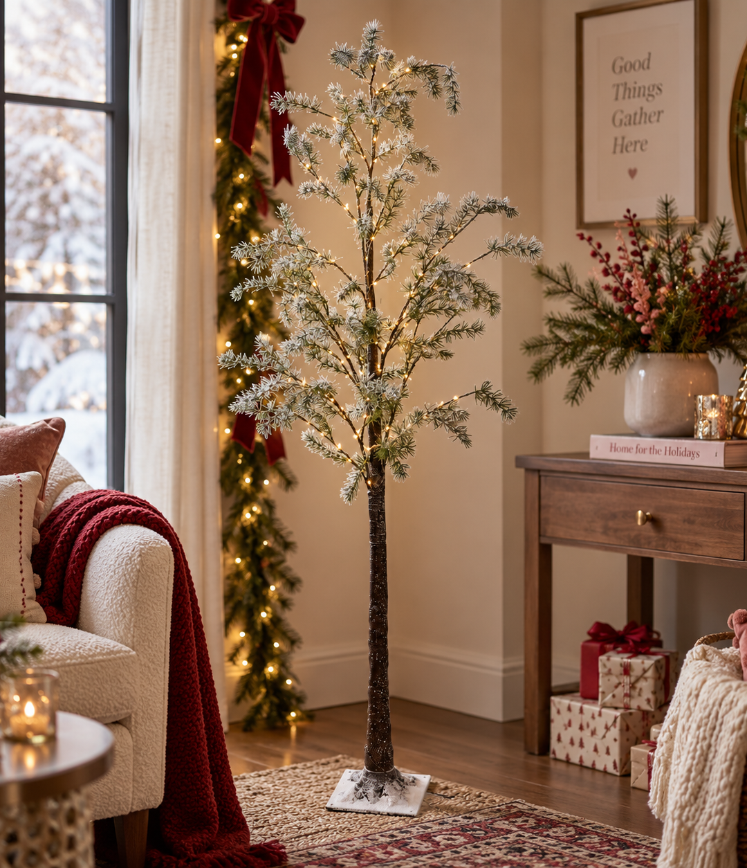 Árbol Decorativo con Luces 110 V X 180 Cm