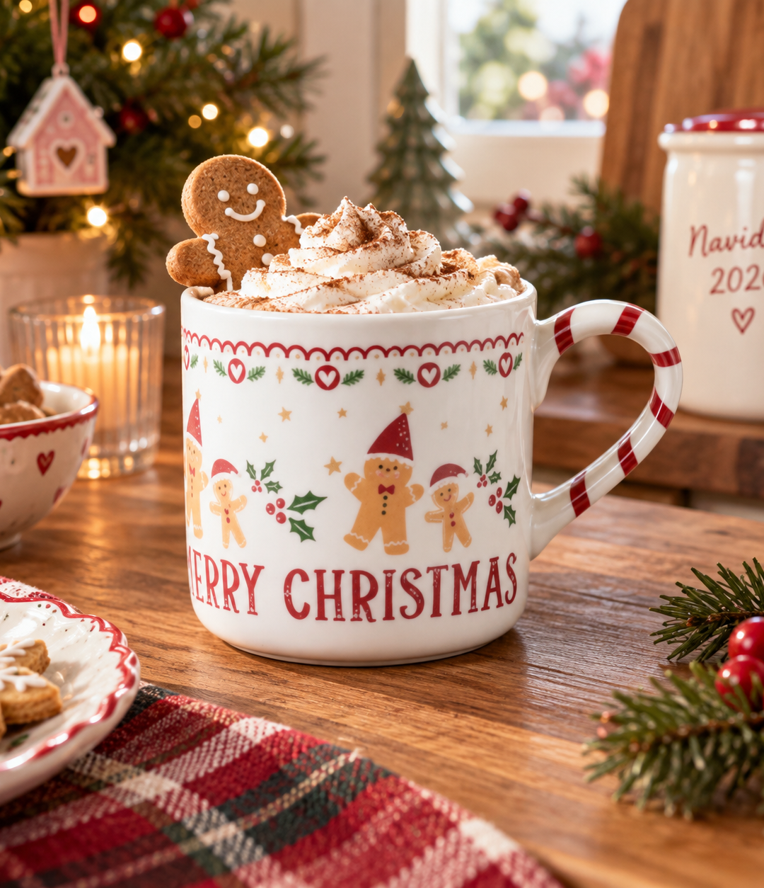 Taza Navidena Jengibre