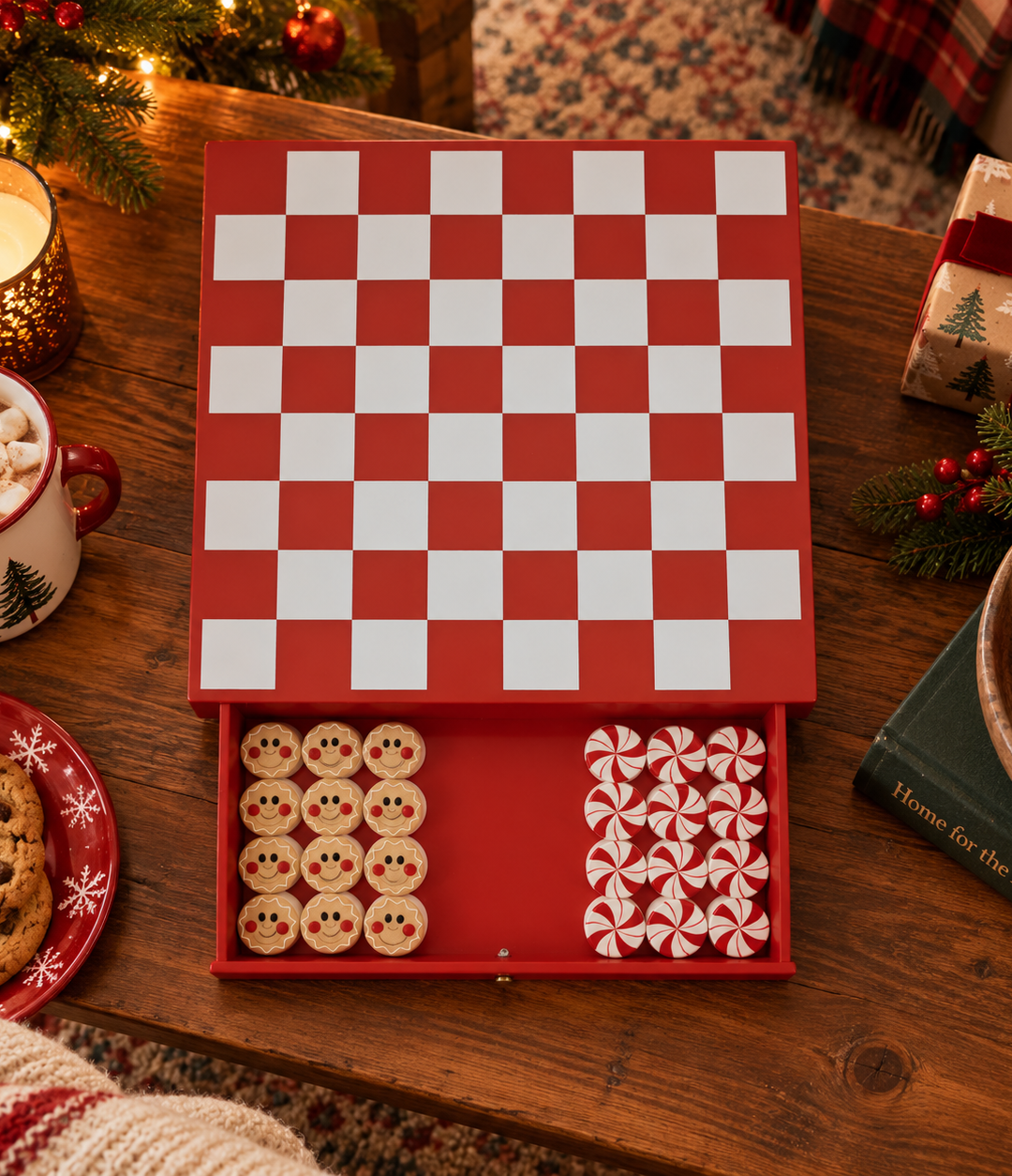 Jgo de Mesa Damasnavideño 30.4 X 31.7 X 5.7 Cm