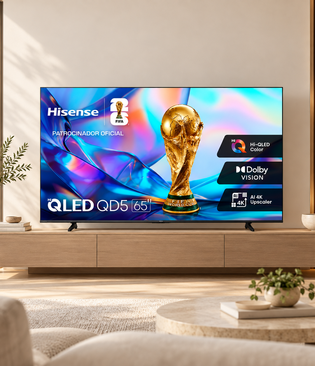 TV QLED 65" Hisense Smart UHD