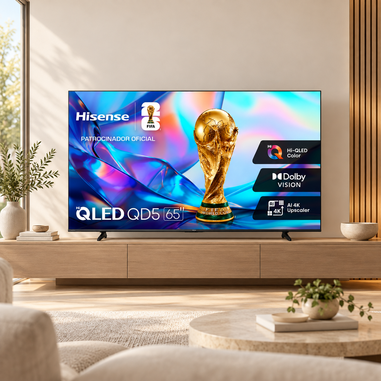 TV QLED 65" Hisense Smart UHD