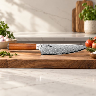 Cuchillo Telstar Chef negro