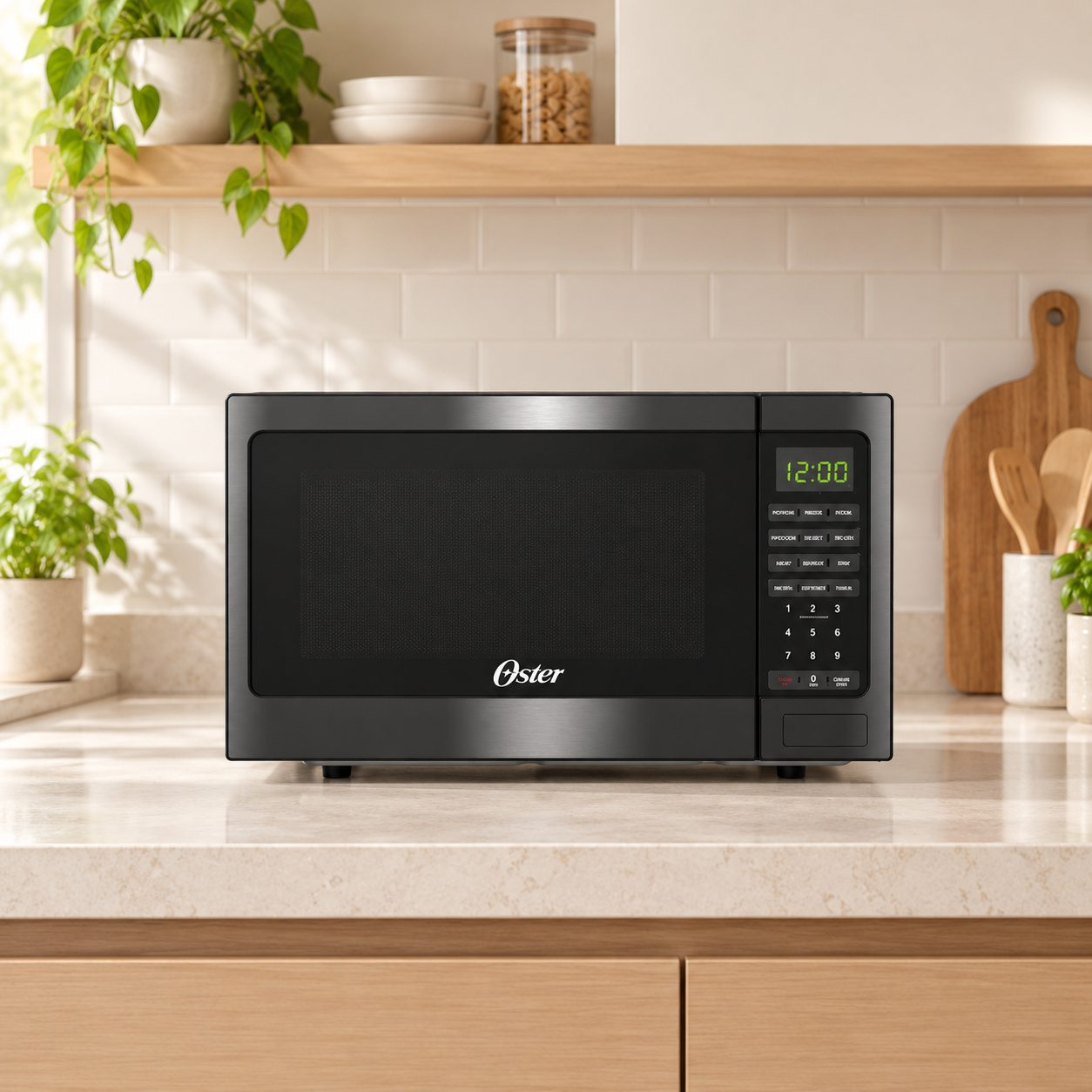 Horno microondas Oster 0.9 CF negro