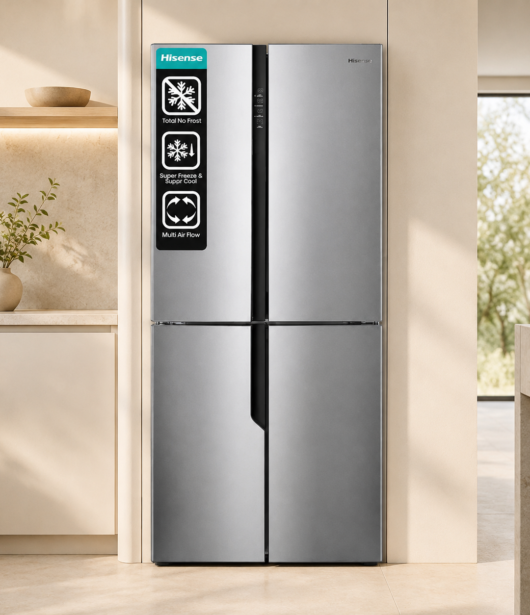 Refrigeradora Hisense Side By Side 16 Pies